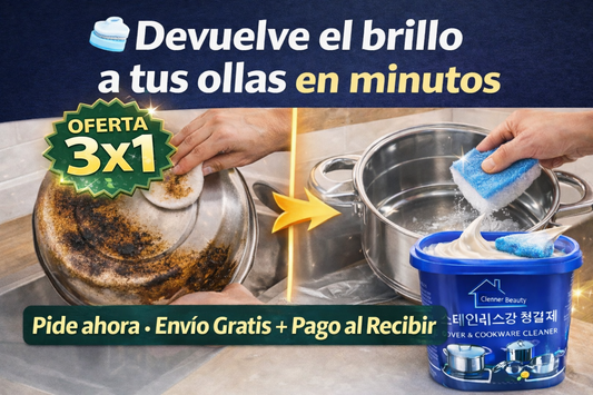 Pasta Mágica Limpiadora — Devuelve el brillo a tus ollas en minutos
