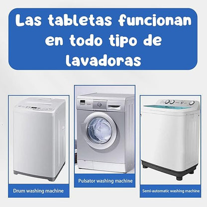 Pastillas de Limpieza para Lavadora
