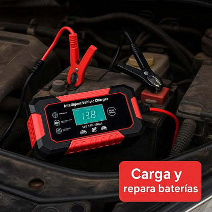 Cargador Inteligente 12V - Revive baterías descargadas - Vuelve a usar tu auto hoy sin gastar en batería nueva