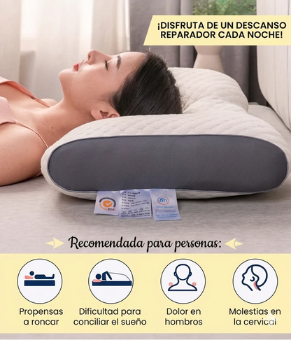 Almohada Ortopédica Ergonómica - Soporte ideal para dormir - Logra un sueño profundo y reparador