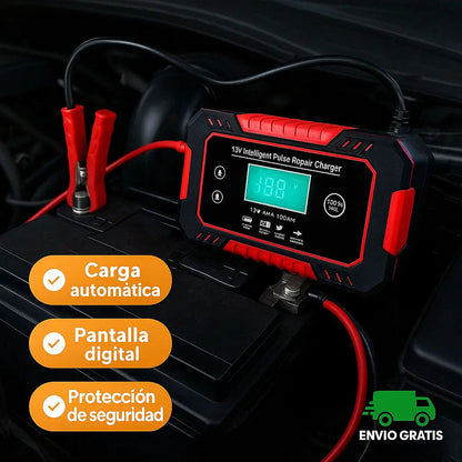 Cargador Inteligente 12V - Revive baterías descargadas - Vuelve a usar tu auto hoy sin gastar en batería nueva